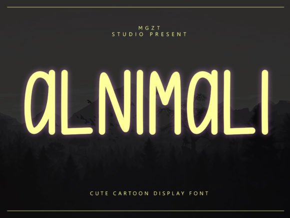 Alnimali: The Whimsical Display Font for Playful Branding