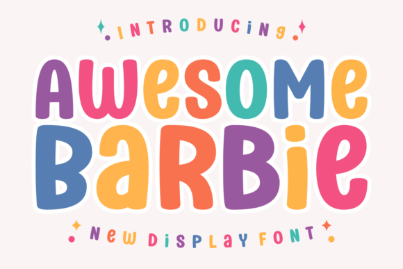 Awesome Barbie: The Quirky Display Font for Handmade Brands