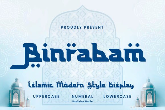 Binrabam: A Modern Arabic Display Font for Editorial Design
