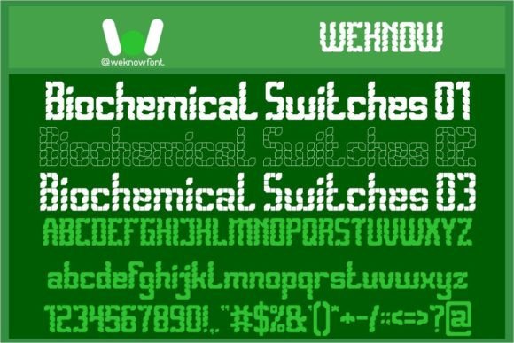 Biomechanical Switches: The Future-Ready Display Typeface for Digital Design
