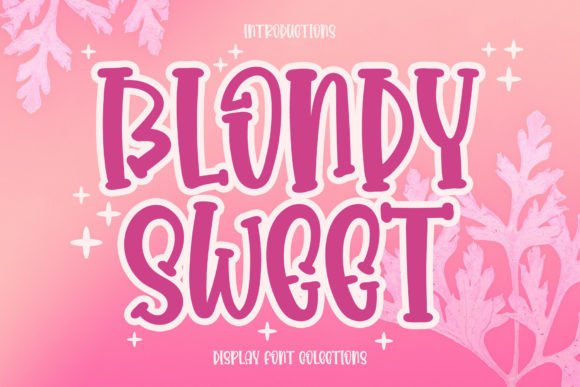 Blondy Sweet: The Festive Typeface for Holiday Editorial Design