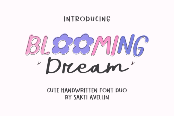 Blooming Dream: A Whimsical Typeface for Editorial Design