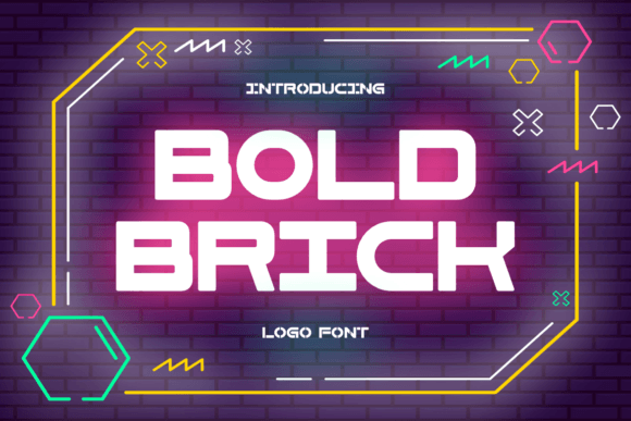 Bold Brick: A Cutting-Edge Display Typeface for Modern Branding