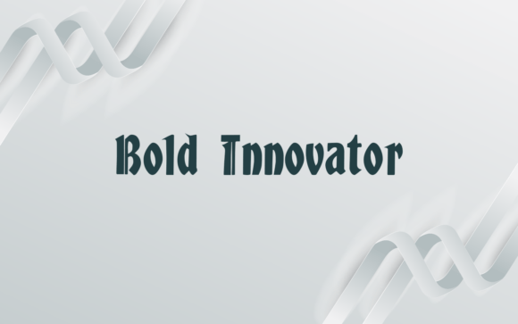 Bold Innovator: A Contemporary Display Font for Modern Branding