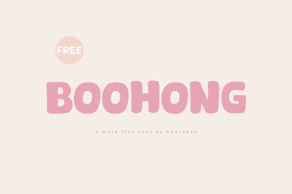 Boohong: The Modern Display Font for High-Impact Web Design