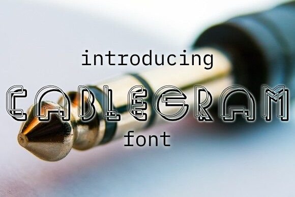 Cablegram: The Stunning 3D Typeface for Bold Designs