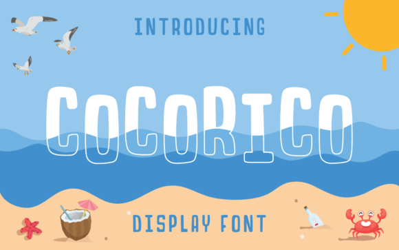 Cocorico: A Whimsical Display Font for Editorial Design