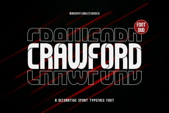 Crawford: The Dynamic Sports Typeface for Bold Editorial Design