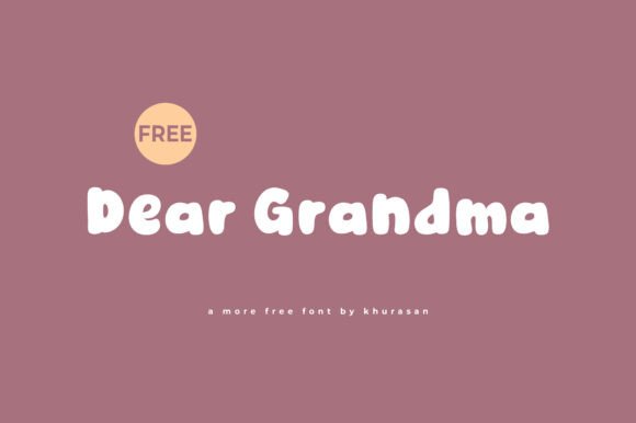 Dear Grandma: A Modern Display Typeface for Editorial Design