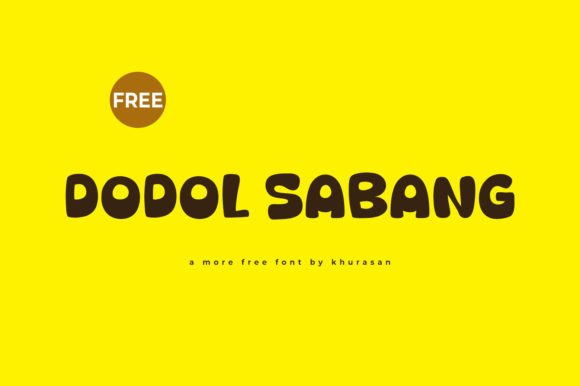 Dodol Sabang: A Modern Display Font for Web Design