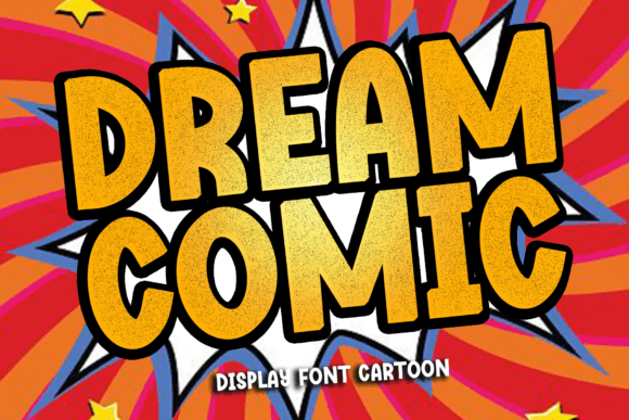 Dream Comic: A Quirky Display Font for Cheerful Branding