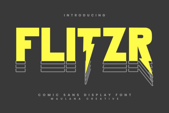Flitzr Flash: The Bold Typeface for Eye-Catching Campaigns