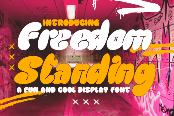 Freedom Standing: A Dynamic Display Typeface for Urban Branding