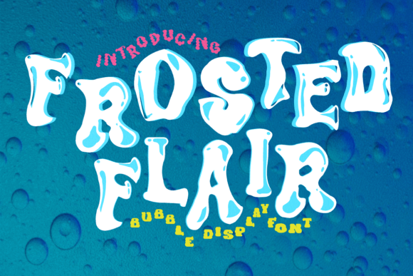 Frosted Flair: The Perfect Display Font for Effervescent Branding