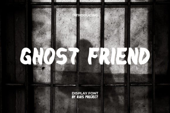 Ghost Friend: A Spooky Display Font for Editorial Design