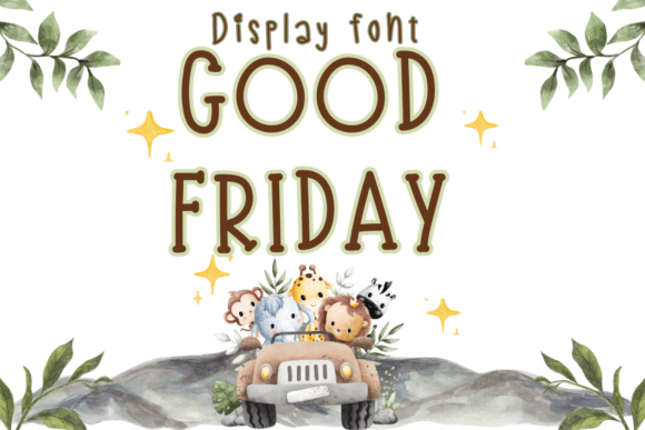 Good Friday: A Display Typeface for Editorial Design