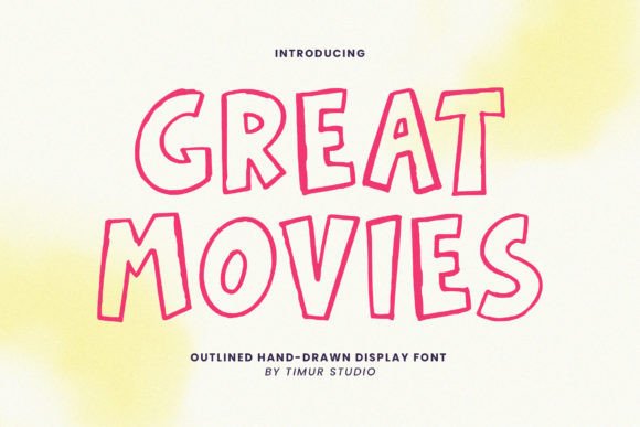 Great Movies: The Vintage Cinema Typeface for Your Brand