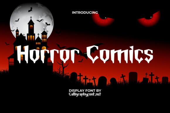 Horror Comics: A Mysterious Display Typeface for Digital Brands