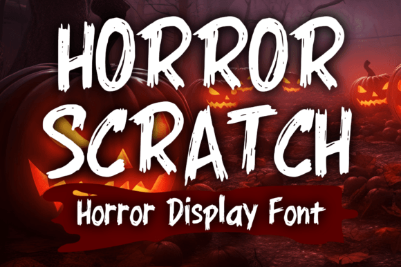 Horror Scratch: The Ultimate Display Typeface for Dark Digital Branding