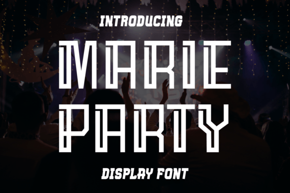 Marie Party: The Bold Display Font for Modern Brand Identity