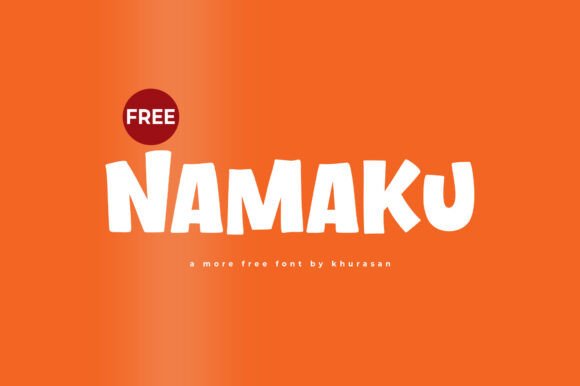 Namaku: The Modern Display Typeface for Catchy Campaigns