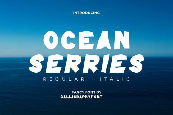 Ocean Serries: A Modern Display Font for Editorial Design