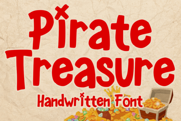Pirate Treasure: A Fun Pirate-Themed Display Font for Creative Makers