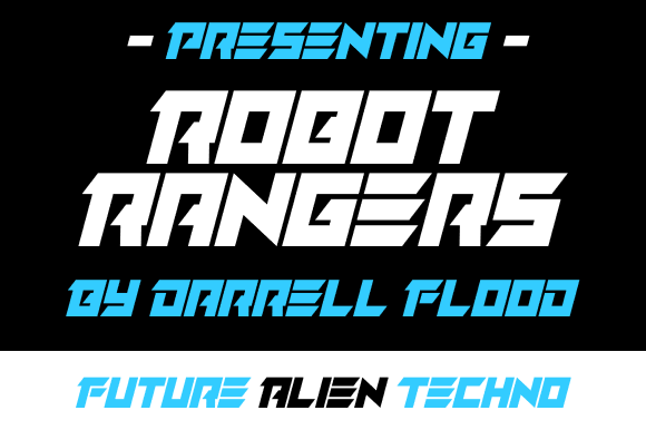 Robot Rangers: The Sci-Fi Display Font for Bold Branding