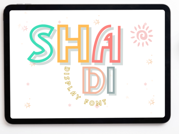Shadi: The Playful Display Font for Memorable Small Business Branding