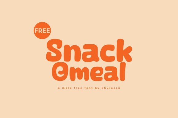 Snack Omeal: The Modern Display Font for Web Designers