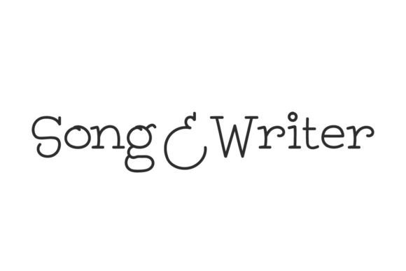 Song and Writer: A Stylish Display Typeface for Modern Web Design