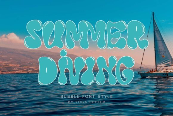 Summer Diving: The Perfect Display Font for Editorial Design
