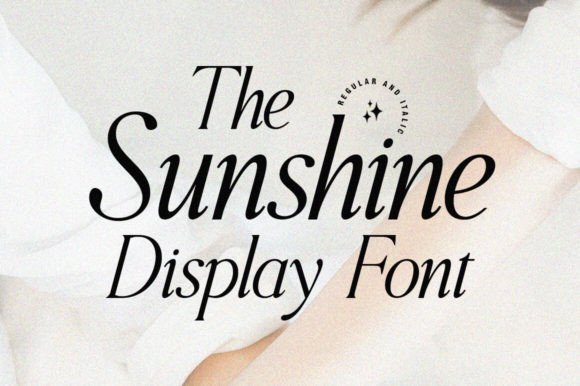 The Sunshine Display Font for Elegant Handmade Branding