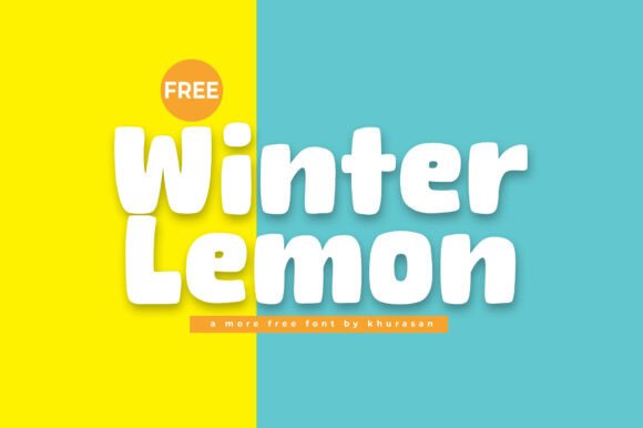 Winter Lemon: The Modern Cute Display Font for Creative Makers